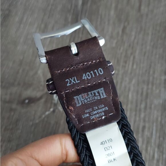 Duluth Trading Co Men's Woven Elastic Stretch Belt 2XL - Picture 4 of 6